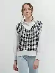 Белый жилет женский, oversize