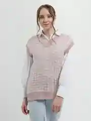 Розовый жилет женский, oversize