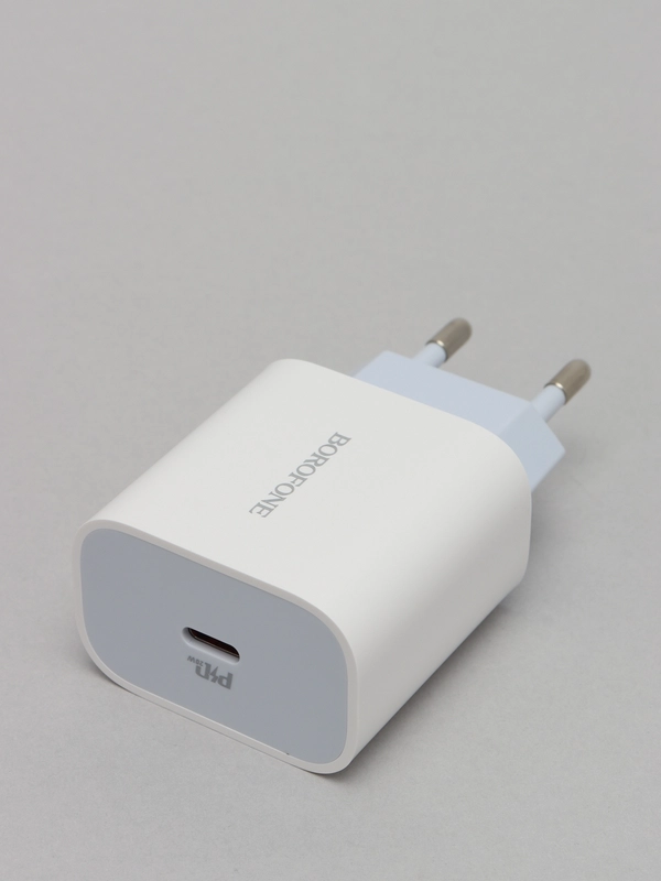 Зарядное устройство Borofone BA38A Plus (Type-C, 3A, PD20W, QC3.0+кабель для Apple iPhone)