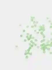 Зеленый бисер стеклянный / бисер стеклянный разноцветный / бисер матовый