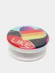 Розовый пластмассовый держатель для телефона Krutoff