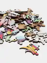Деревянный пазл ЕДИНОРОГ Myphotopuzzle KIDS, 27х30 см, 83 детали, в подарочной упаковке