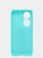 Бирюзовый чехол Huawei P50, Хуавей П50 силиконовый цветной матовый