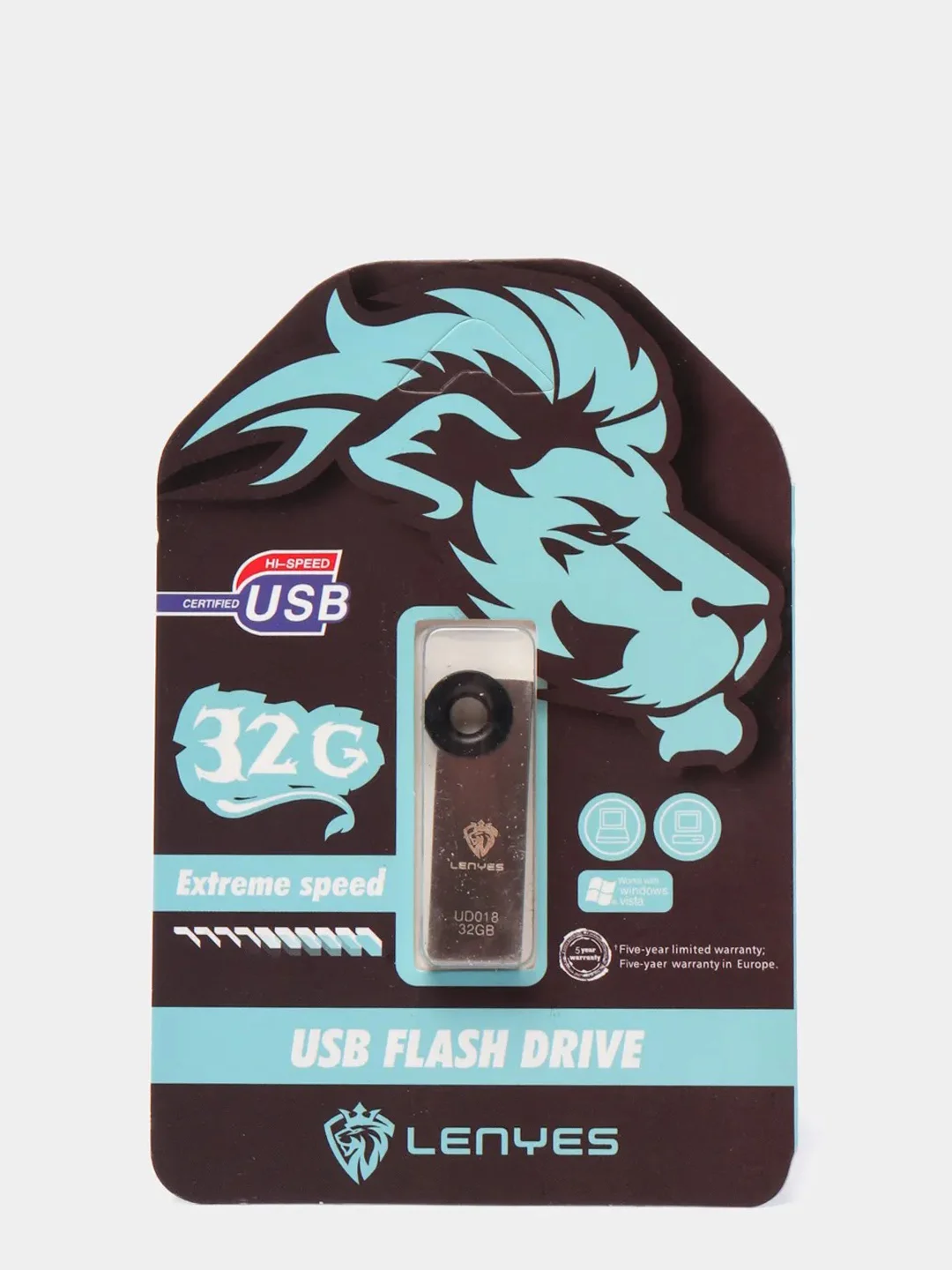 Карта памяти USB Flash 2.0, USB-накопитель, 5 размеров