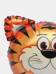 Оранжевый фольгированный шар в форме зверей