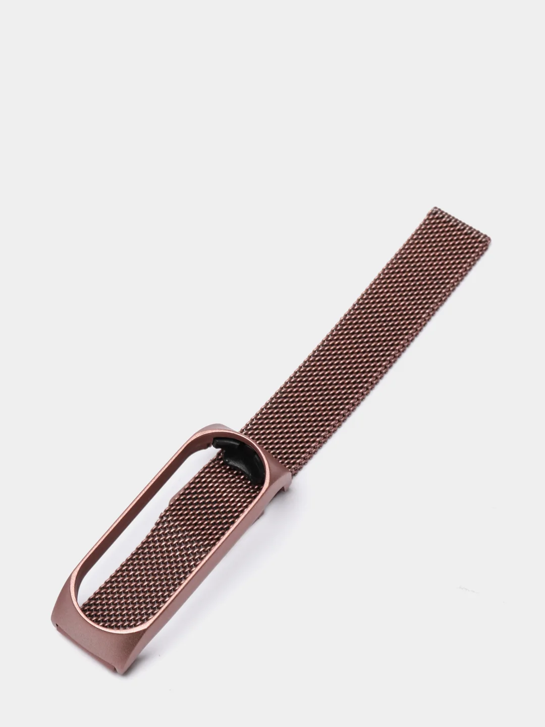 Розовый металлический ремешок для Xiaomi Mi Band 3 и 4