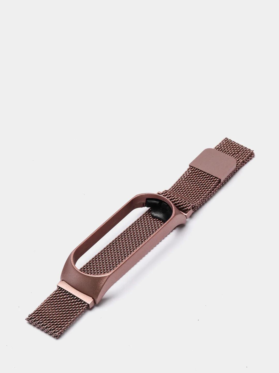 Розовый металлический ремешок для Xiaomi Mi Band 3 и 4