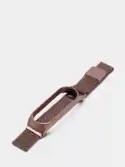 Розовый металлический ремешок для Xiaomi Mi Band 3 и 4