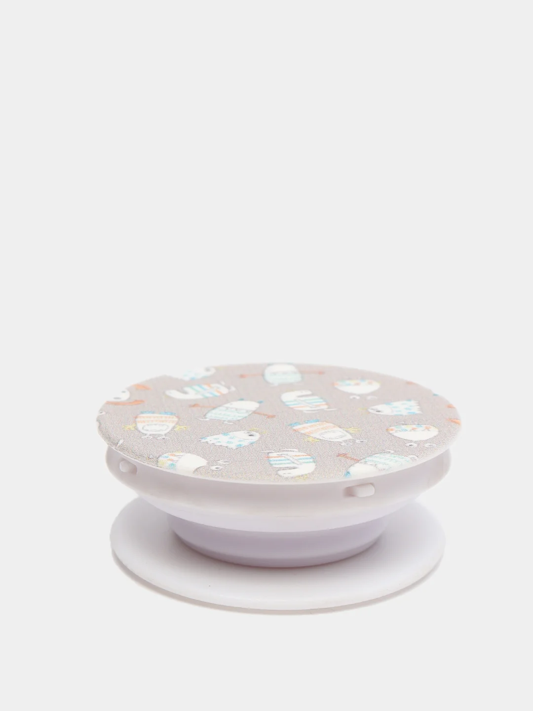 Лавандовый попсокет Popsocket держатель для телефона и наушников. Сердце, губы, поцелуй, любовь