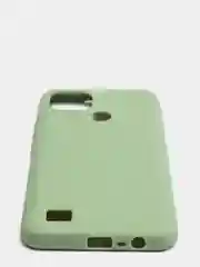 Мятный чехол силиконовый Realme C21 Реалми С21 цветной, матовый
