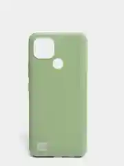Мятный чехол силиконовый Realme C21 Реалми С21 цветной, матовый