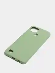 Мятный чехол силиконовый Realme C21 Реалми С21 цветной, матовый
