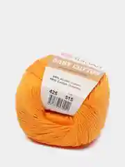 Оранжевый пряжа YarnArt Baby cotton, 50 г, 165 м, акрил и хлопок