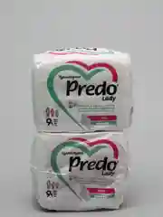 Прокладки гигиенические Predo Lady Long женские, с крылышками, ночные, 18 штук