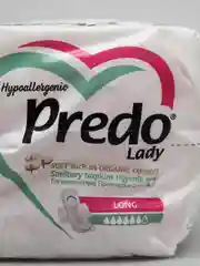 Прокладки гигиенические Predo Lady Long женские, с крылышками, ночные, 18 штук