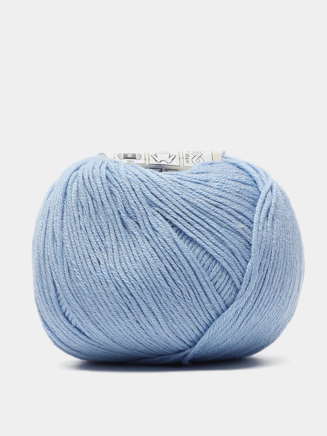 Небесно-голубой пряжа YarnArt Baby cotton, 50 г, 165 м, акрил и хлопок