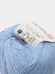 Небесно-голубой пряжа YarnArt Baby cotton, 50 г, 165 м, акрил и хлопок
