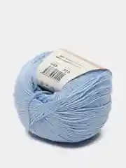 Небесно-голубой пряжа YarnArt Baby cotton, 50 г, 165 м, акрил и хлопок