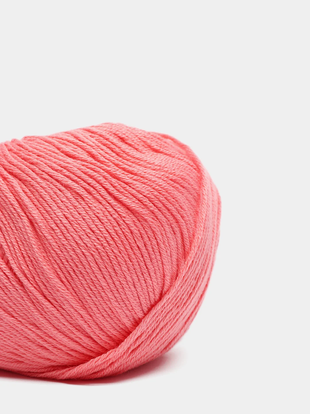 Кораллово-розовый пряжа YarnArt Baby cotton, 50 г, 165 м, акрил и хлопок
