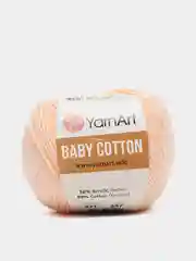 Карамельный пряжа YarnArt Baby cotton, 50 г, 165 м, акрил и хлопок