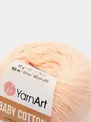 Карамельный пряжа YarnArt Baby cotton, 50 г, 165 м, акрил и хлопок