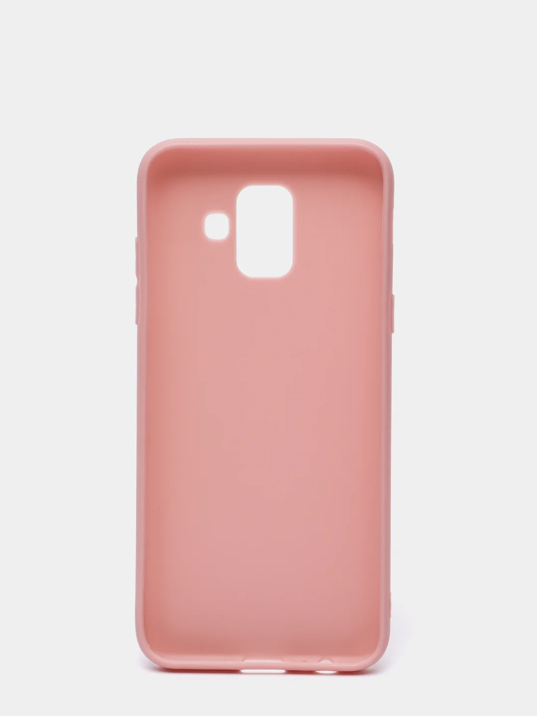Коралловый меланж чехол Samsung Galaxy A6 (2018), Самсунг Галакси А6 2018, силиконовый цветной матовый