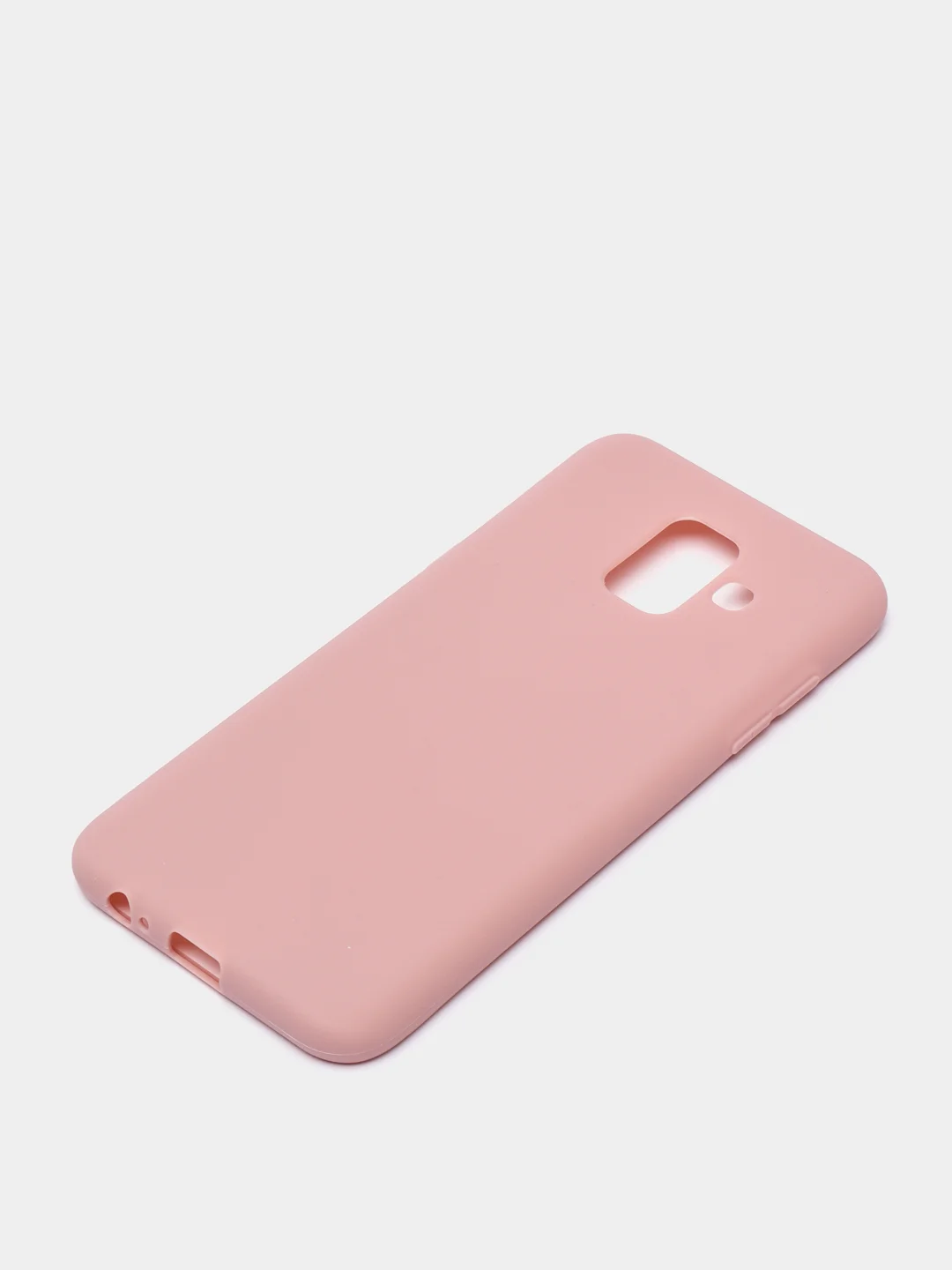 Коралловый меланж чехол Samsung Galaxy A6 (2018), Самсунг Галакси А6 2018, силиконовый цветной матовый
