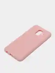 Коралловый меланж чехол Samsung Galaxy A6 (2018), Самсунг Галакси А6 2018, силиконовый цветной матовый