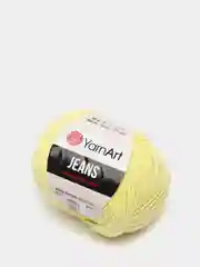 Лимонный пряжа YarnArt Jeans, 50 г, 160 м