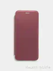 Багровый чехол книжка Honor 50, Huawei Nova 9 с функцией подставки
