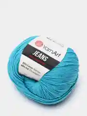 Тёмно-бирюзовый пряжа YarnArt Jeans Ярнарт Джинс