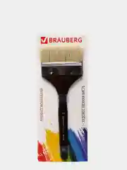 Кисть художественная профессиональная BRAUBERG ART "CLASSIC", щетина, флейц, № 100