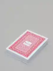 Красный карты Poker Club пластиковые для покера, Покерные карты 54 шт, Игра в покер