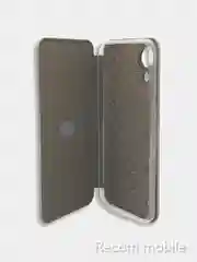Серебряный чехол книжка Samsung Galaxy A03 Core с функцией подставки