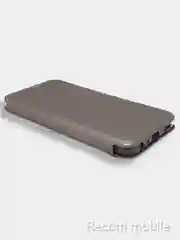 Серебряный чехол книжка Samsung Galaxy A03 Core с функцией подставки