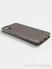 Серебряный чехол книжка Samsung Galaxy A03 Core с функцией подставки