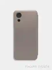Серебряный чехол книжка Samsung Galaxy A03 Core с функцией подставки