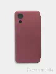 Багровый чехол книжка Samsung Galaxy A03 Core с функцией подставки