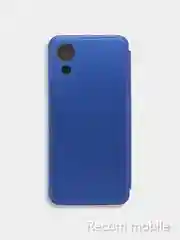 Синий чехол книжка Samsung Galaxy A03 Core с функцией подставки