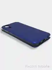 Синий чехол книжка Samsung Galaxy A03 Core с функцией подставки