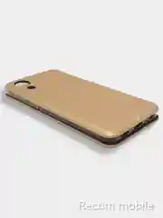 Золотой чехол книжка Samsung Galaxy A03 Core с функцией подставки