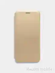 Золотой чехол книжка Samsung Galaxy A03 Core с функцией подставки