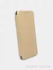 Золотой чехол книжка Samsung Galaxy A03 Core с функцией подставки