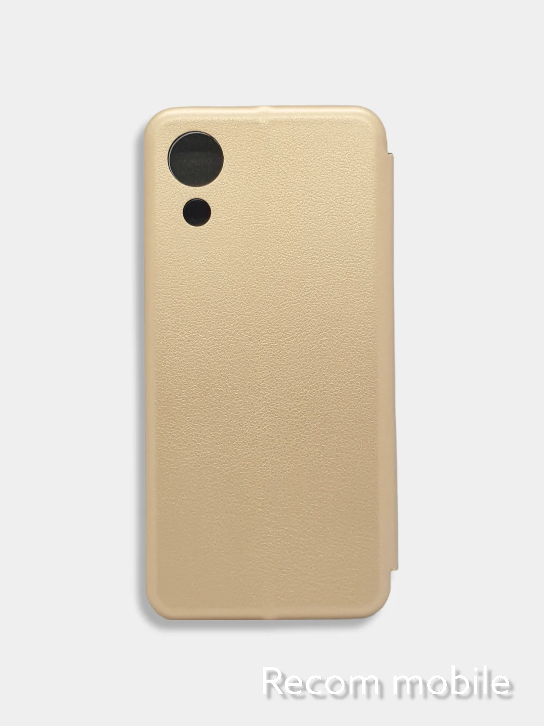 Золотой чехол книжка Samsung Galaxy A03 Core с функцией подставки