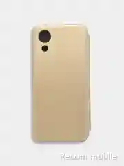 Золотой чехол книжка Samsung Galaxy A03 Core с функцией подставки