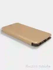 Золотой чехол книжка Samsung Galaxy A03 Core с функцией подставки