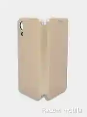Золотой чехол книжка Samsung Galaxy A03 Core с функцией подставки