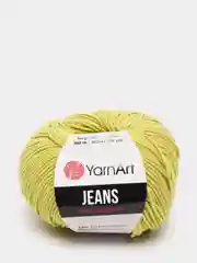 Лимонный пряжа YarnArt Jeans Ярнарт Джинс