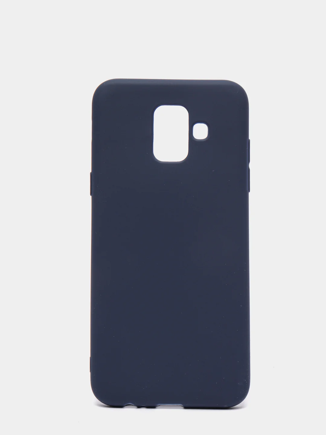 Темно-синий чехол Samsung Galaxy A6 2018 силиконовый