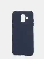 Темно-синий чехол Samsung Galaxy A6 2018 силиконовый